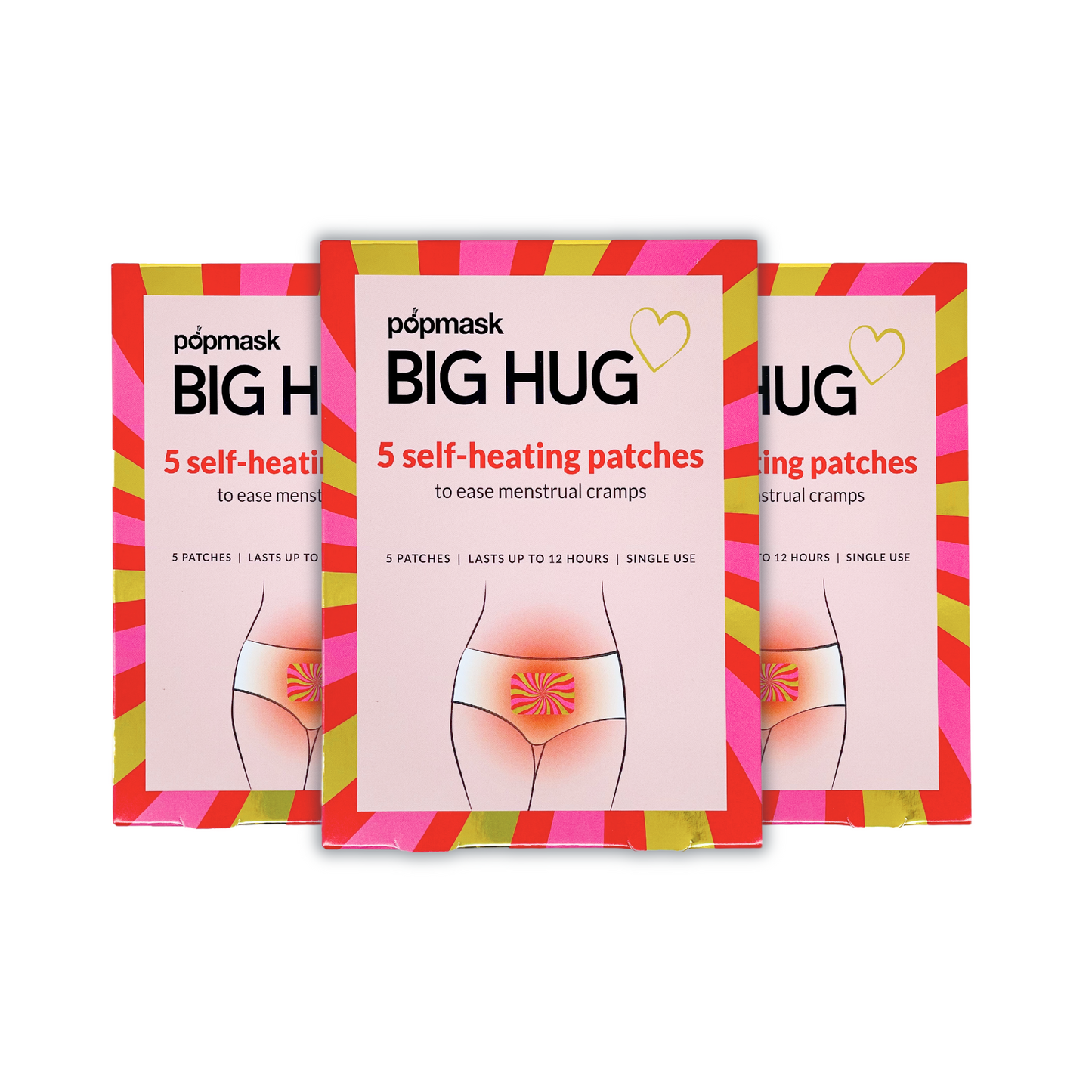 Big Hug Self-Heating PMS Patches Bundle