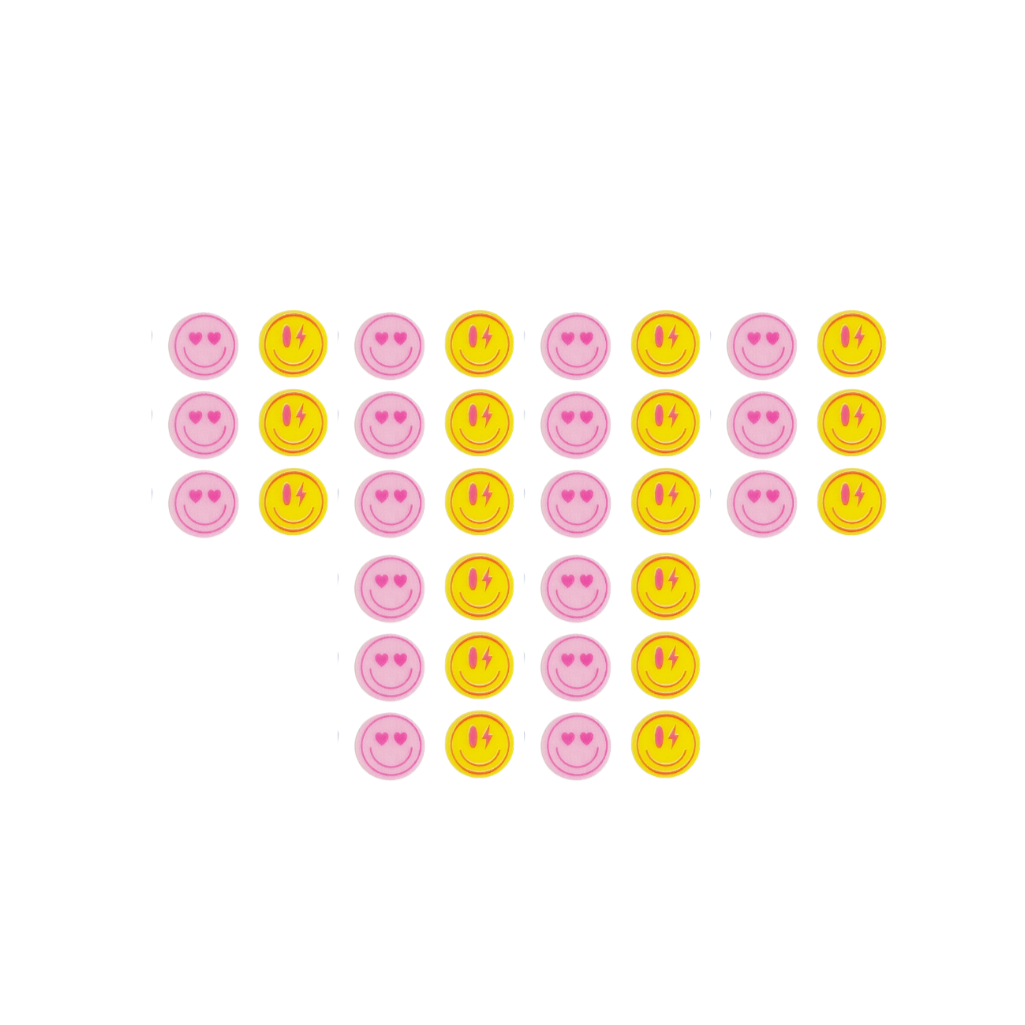 Wildglo Make Me Smile Hydrocolloid Pimple Patches with Salicylic Acid & Tea Tree Oil 36pc