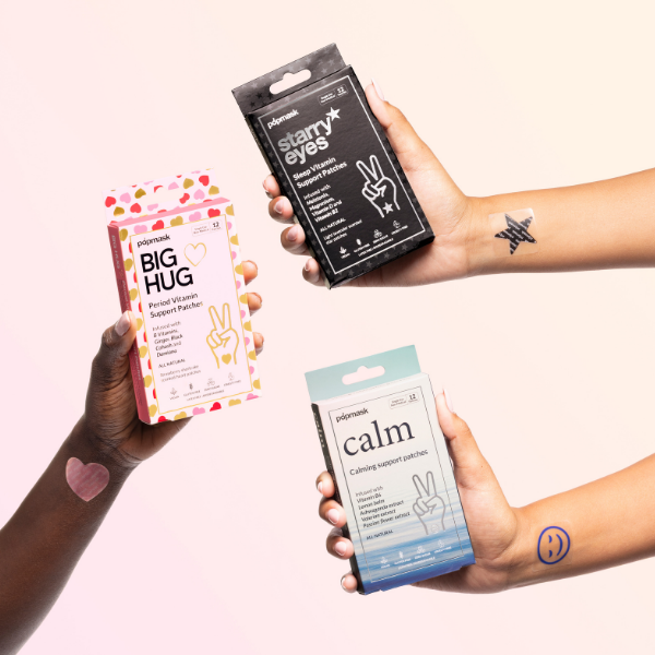 ransdermal Vitamin Patches for PMS, stress, and sleep support