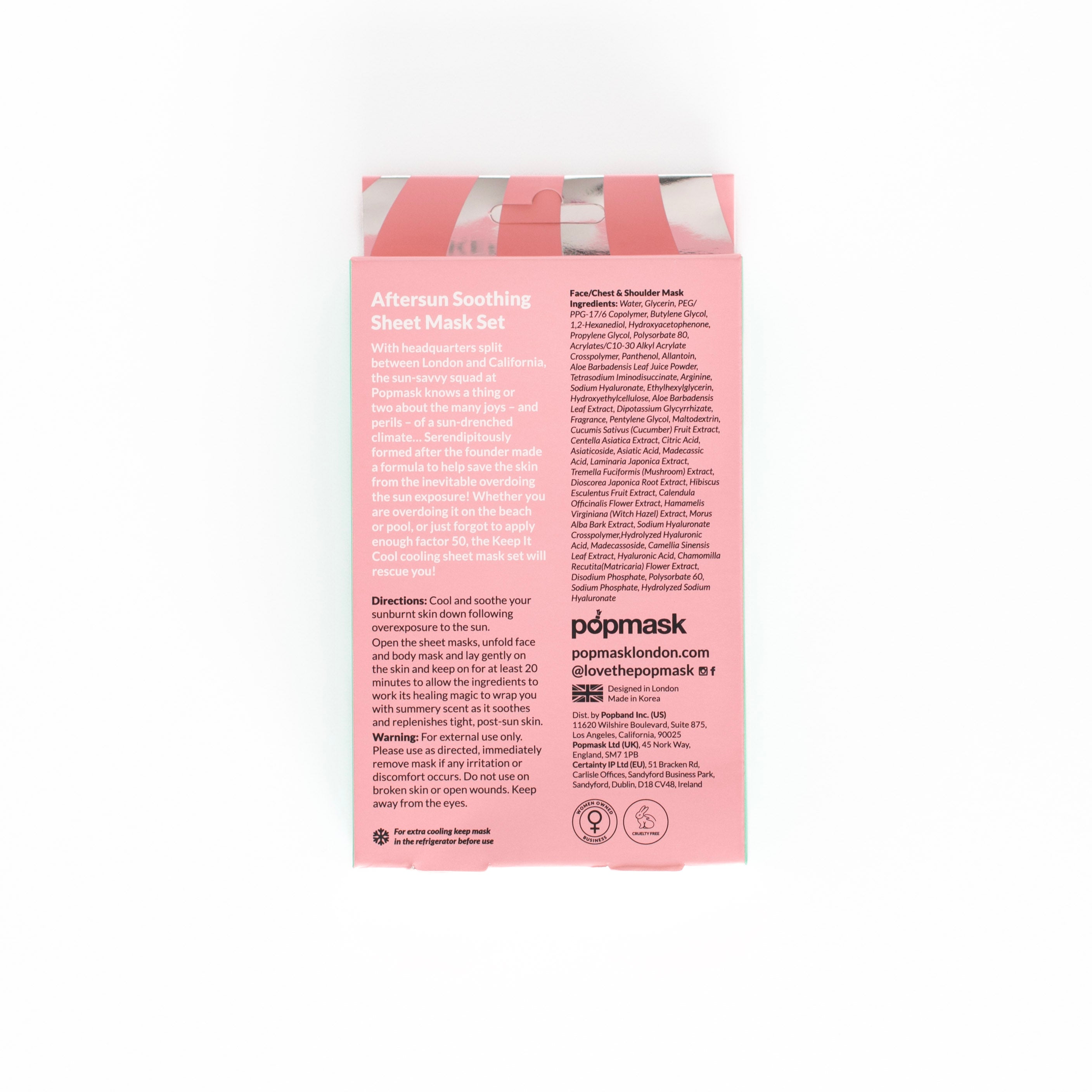 Keep It Cool Aftersun Sheet Mask Set