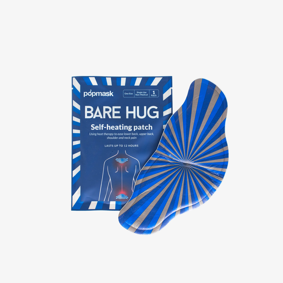 Bare Hug Self-Heating Patches for Muscle Relief