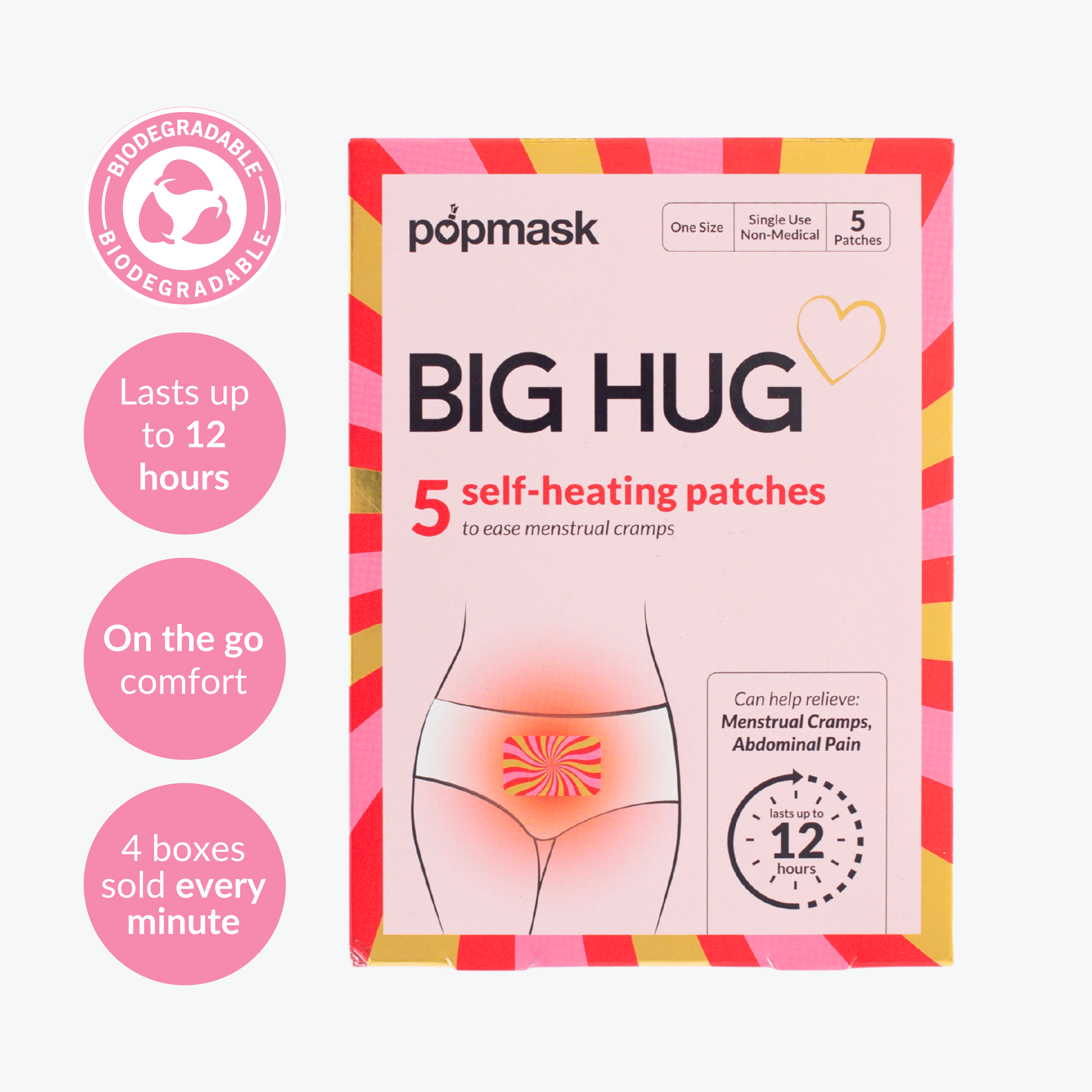 Big Hug Self-Heating Patches