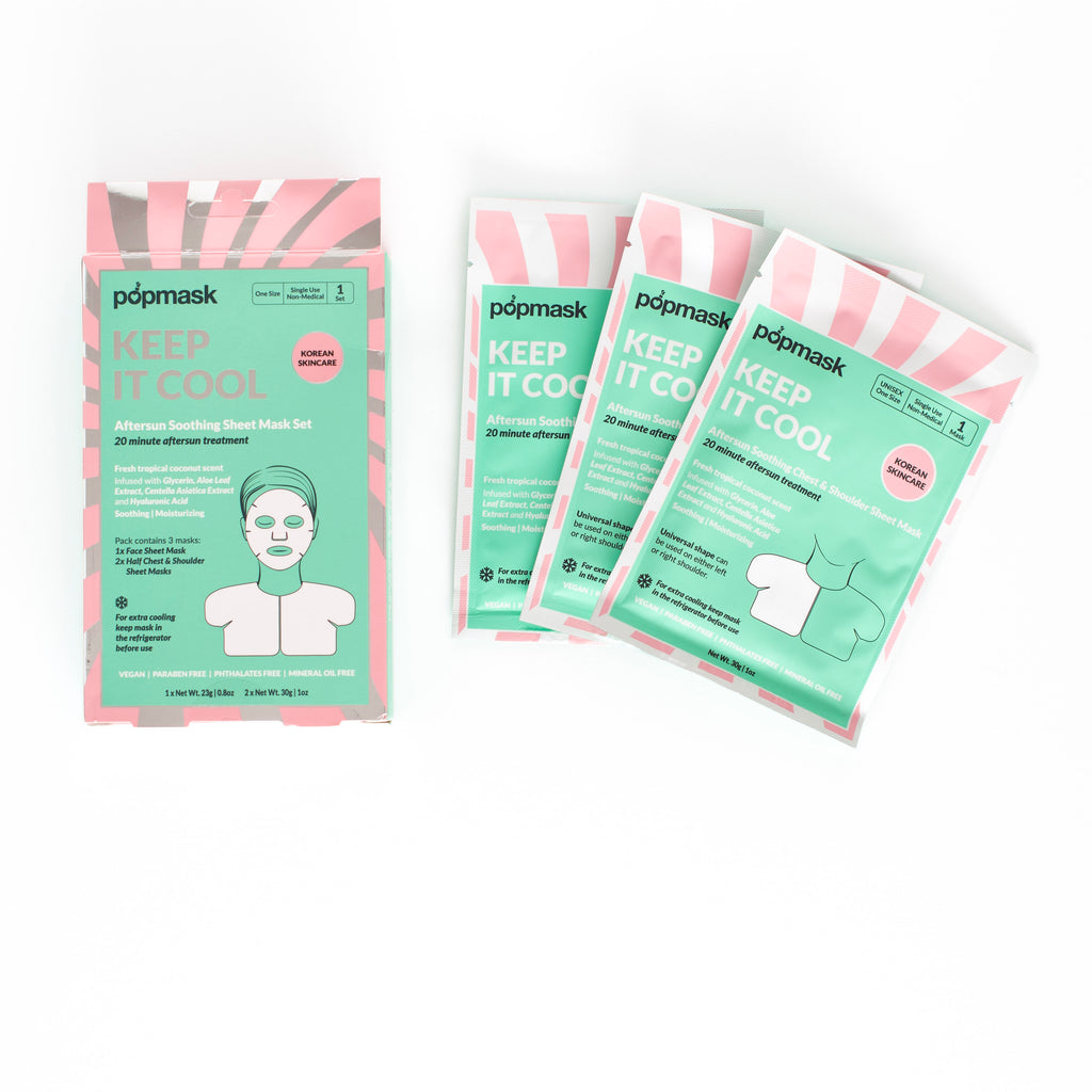 Keep It Cool Aftersun Sheet Mask Set