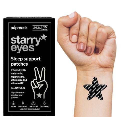 Starry Eyes Vitamin Sleep Support Patches – (10 Patches) | Naturally Promote Restful Sleep