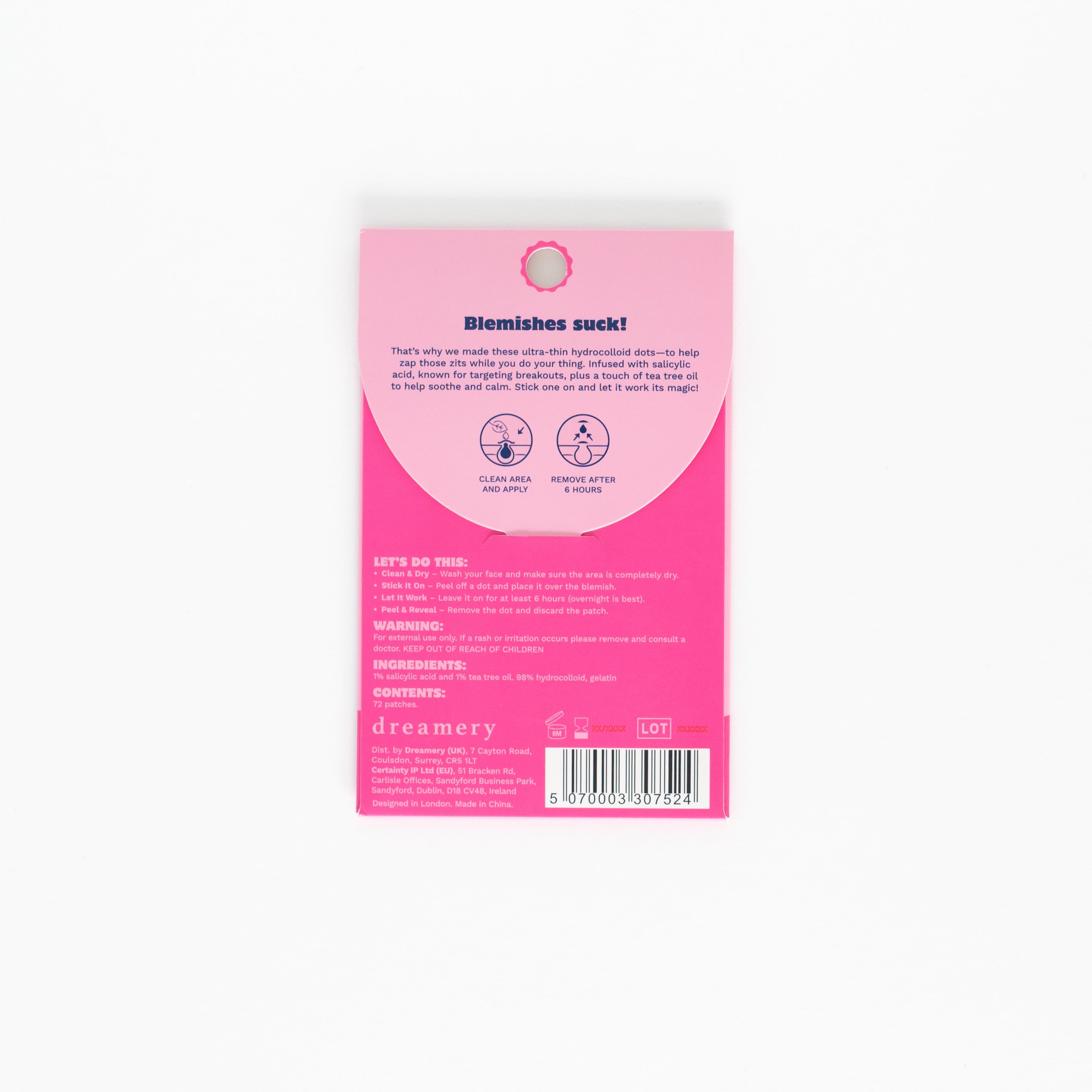 Heart of Gold Salicylic Acid & Tea Tree Oil Pimple Patches