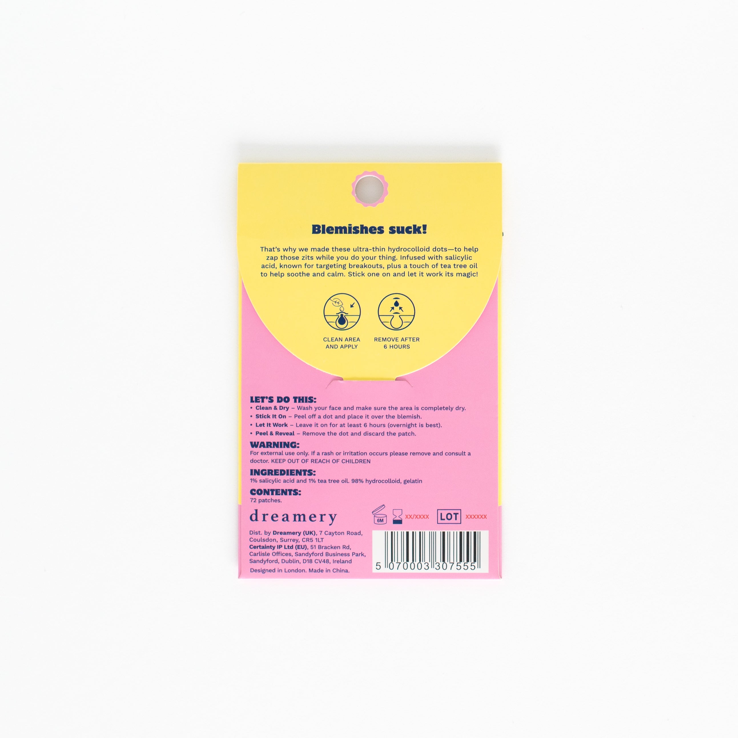 Make Me Smile Salicylic Acid & Tea Tree Oil Pimple Patches