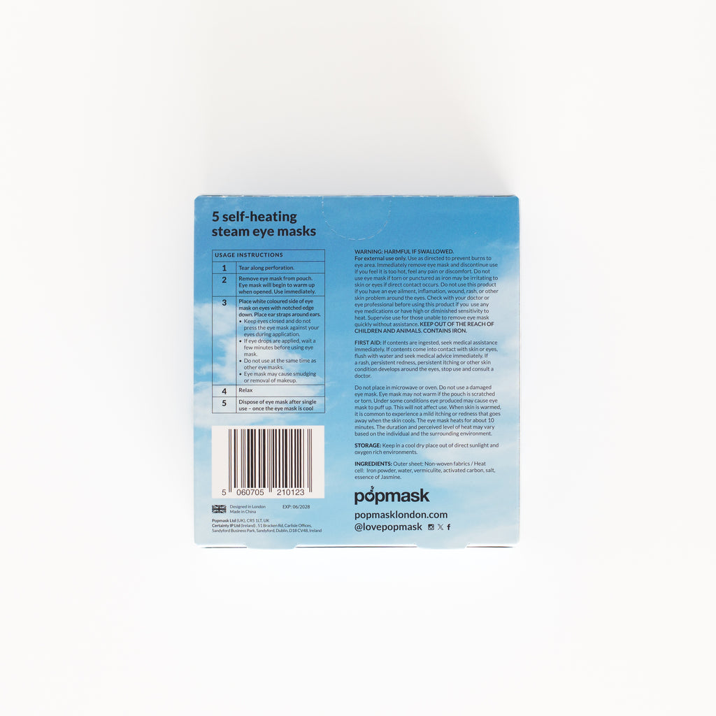 Jet Setter Self-Warming Eye Masks