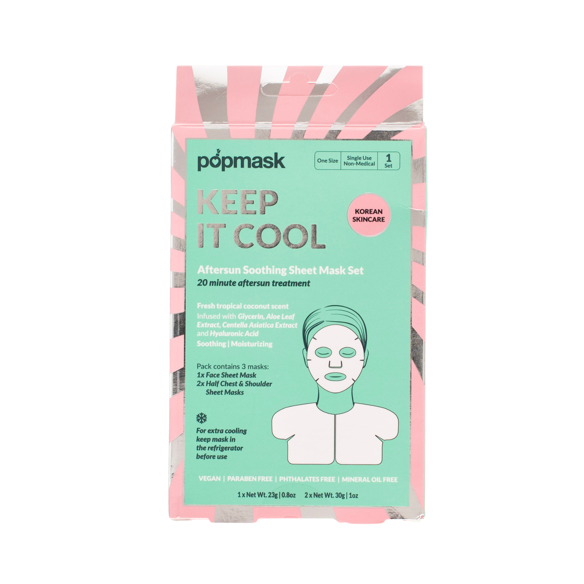 Keep It Cool Aftersun Sheet Mask Set