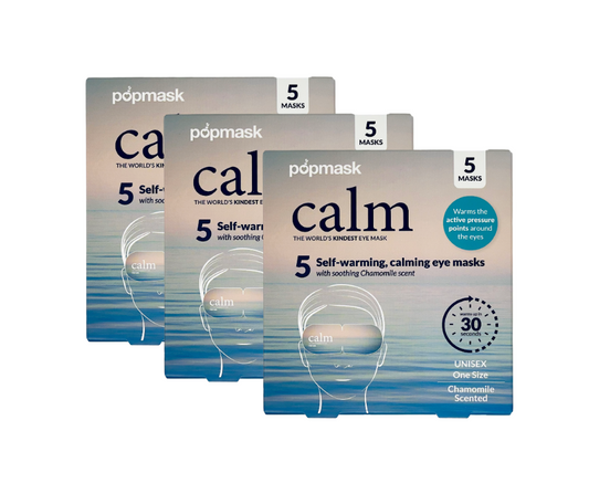 Calm Self-Heating Chamomile Eye Masks - MULTIBUY (15 Masks)| Ultimate Relaxation Eye Mask