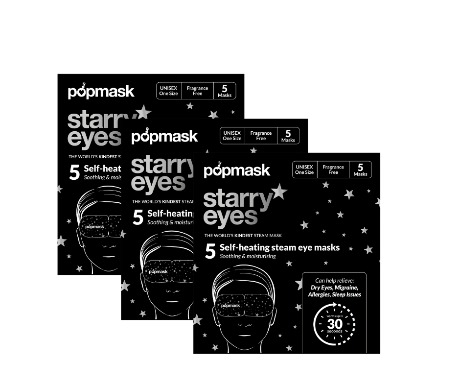 Starry Eyes Self-Heating Eye Masks – MULTIPACK (15 Masks) | Relax & Unwind for Better Sleep