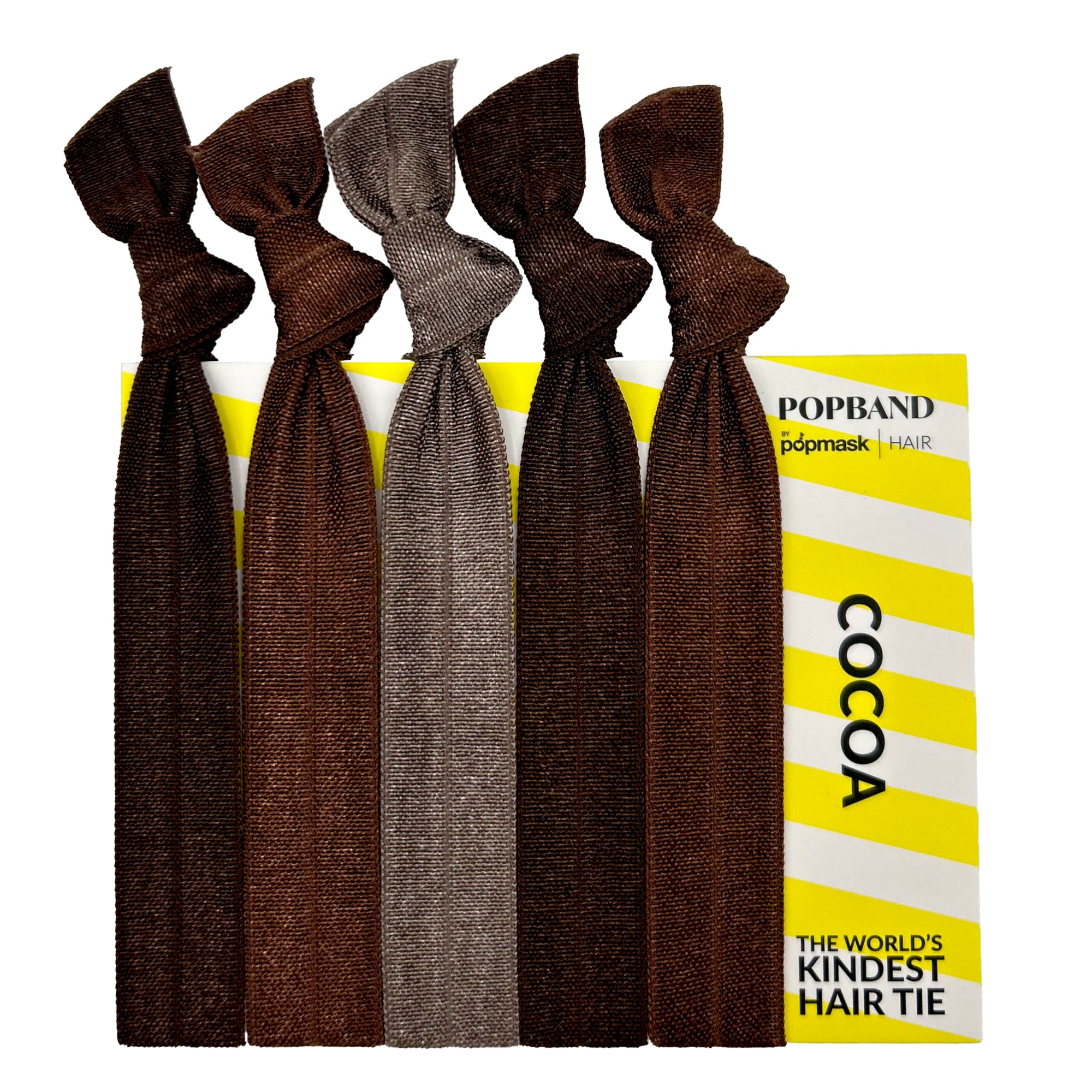 Popband Cocoa 'No Dent' Hair Ties
