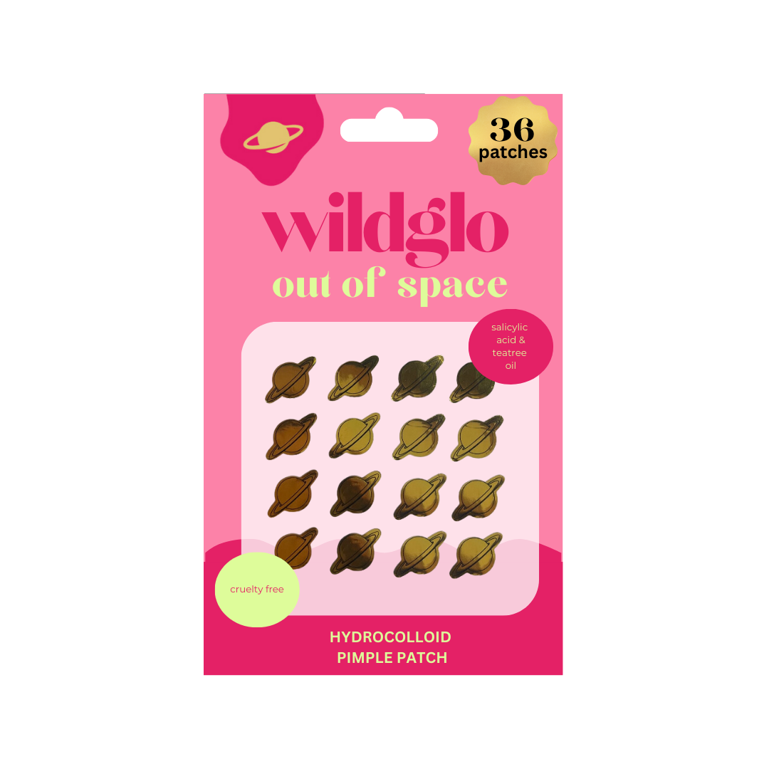 Wildglo Out of Space Hydrocolloid Pimple Patches with Salicylic Acid & Tea Tree Oil 36pc