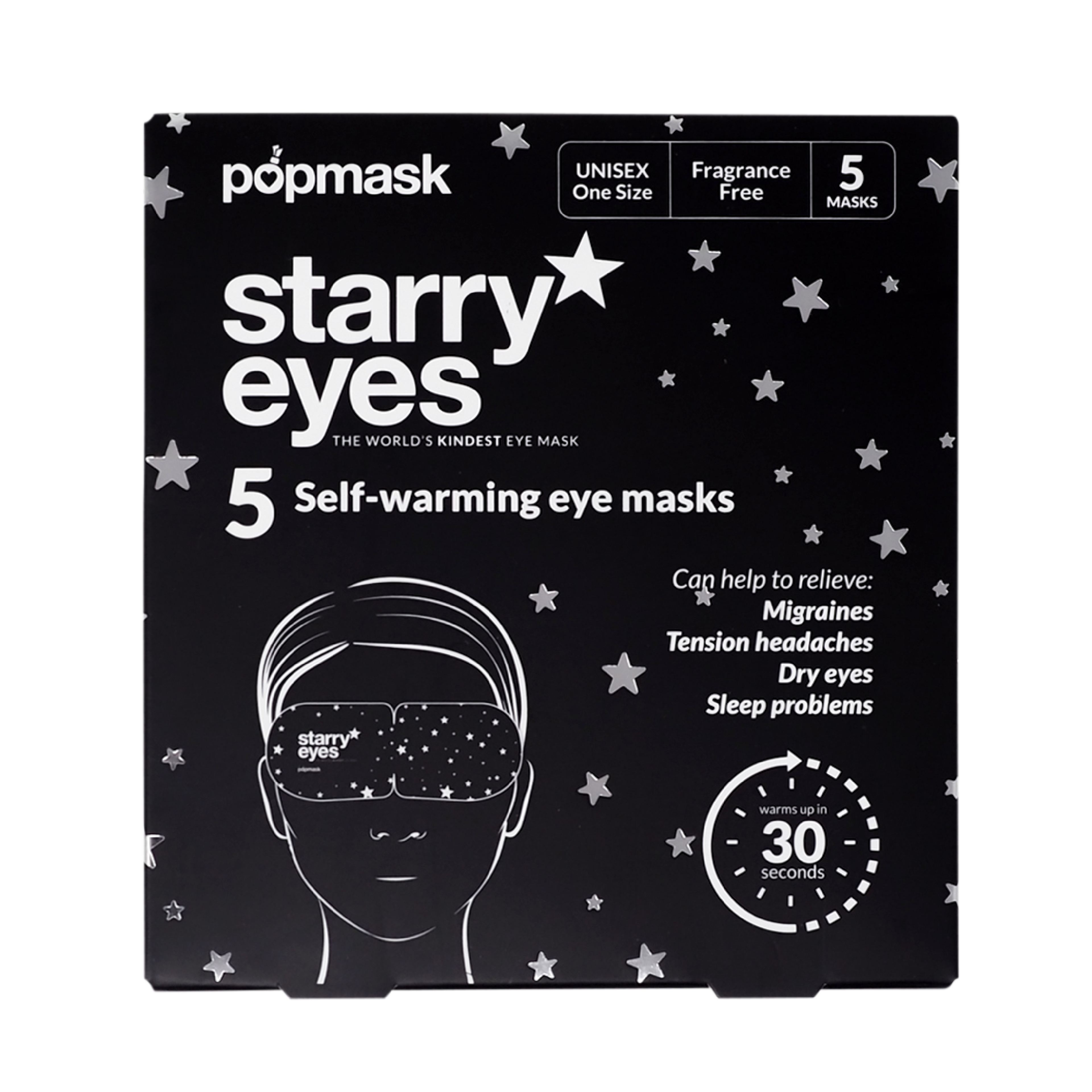 Starry Eyes Self-Heating Eye Mask Bundle