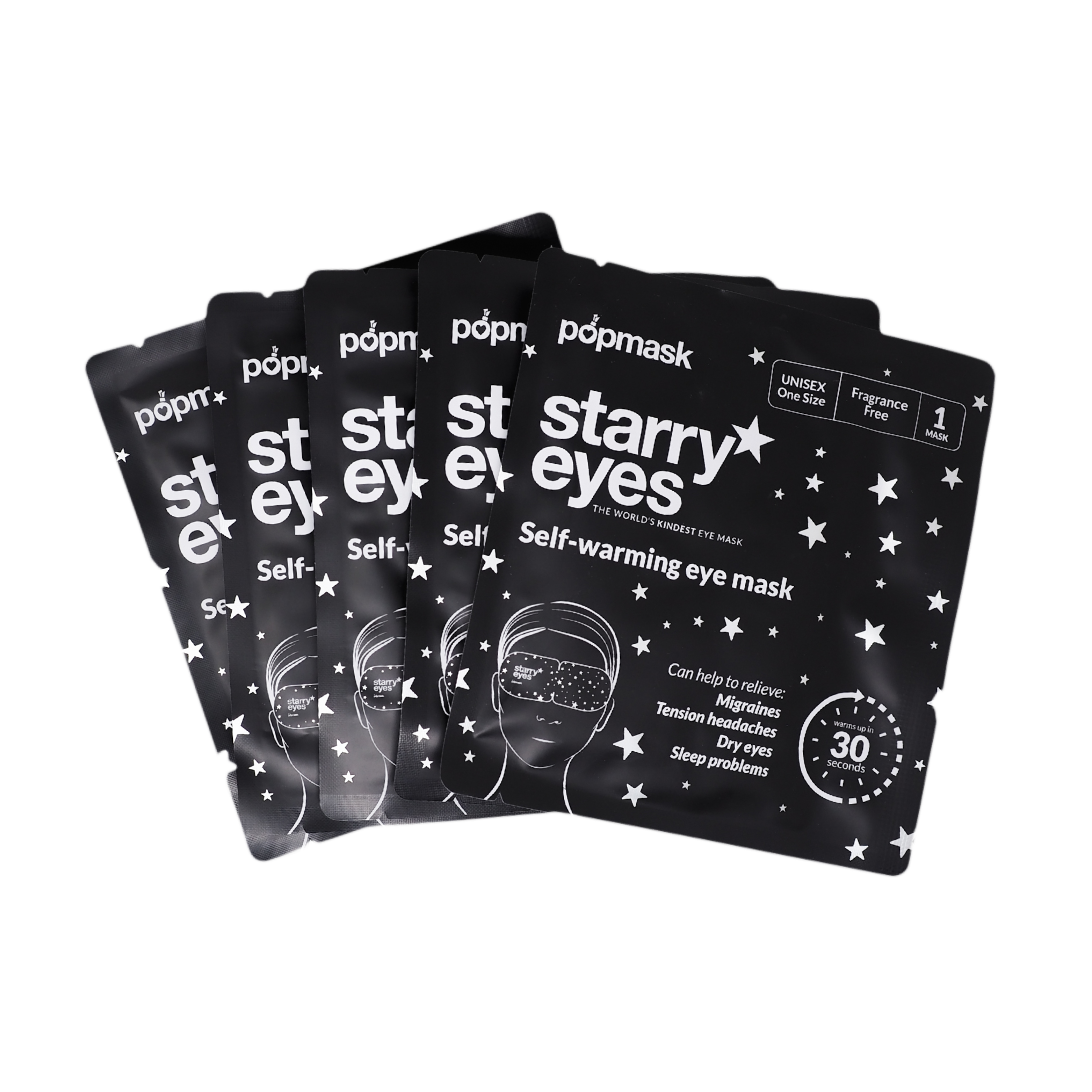 Starry Eyes Self-Heating Eye Mask Bundle