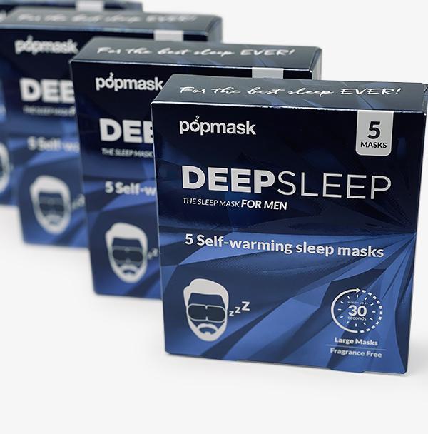 Deep Sleep Fragrance-free Self-warming Large Sleep Masks