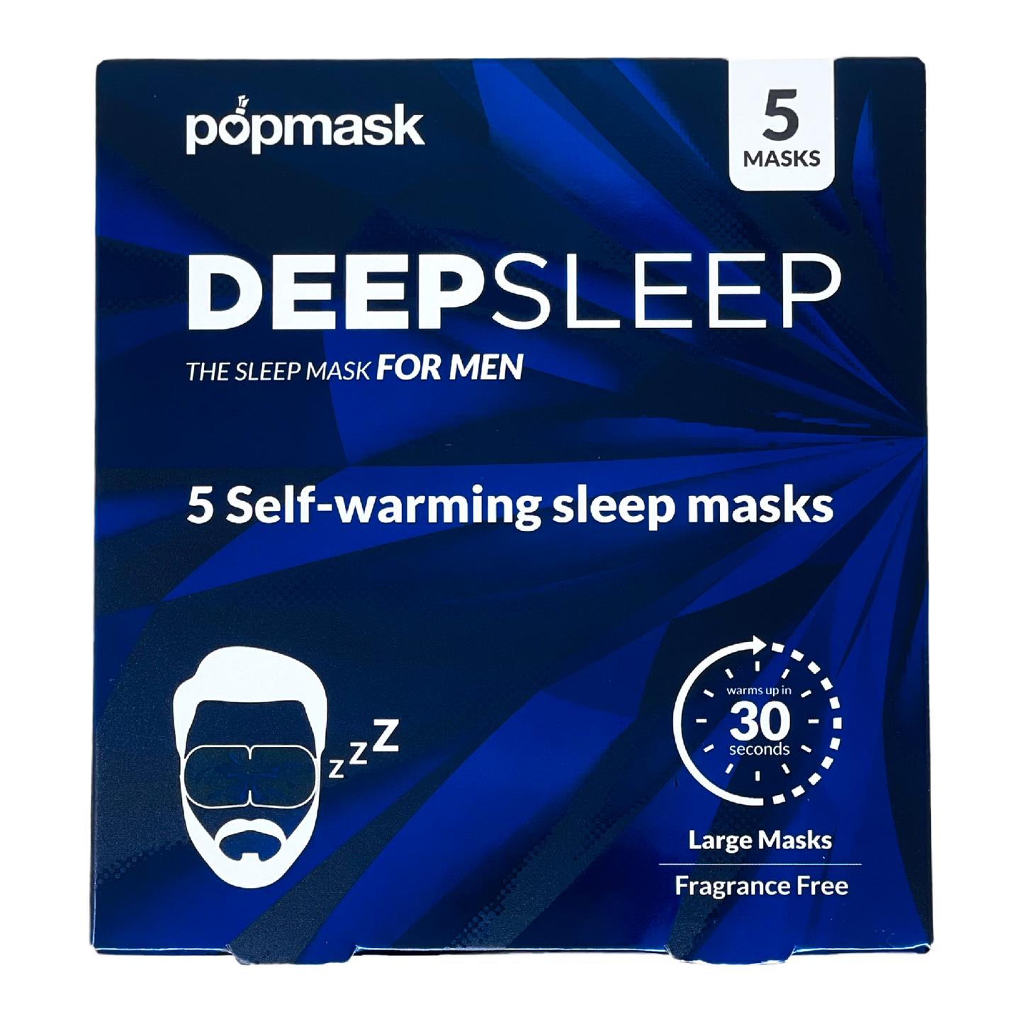 Deep Sleep Fragrance-free Self-warming Large Sleep Masks