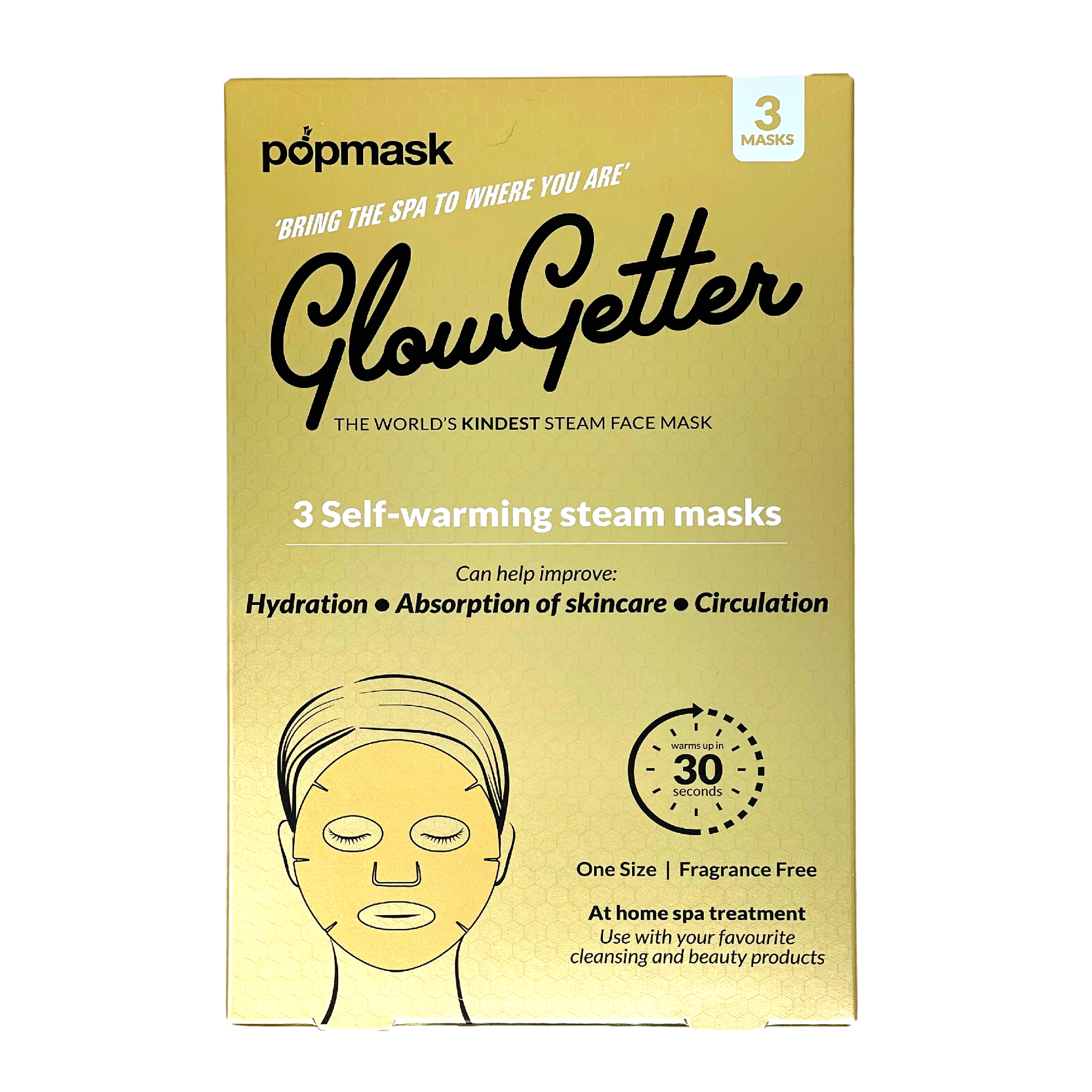 Glow Getter Self-Heating Face Mask