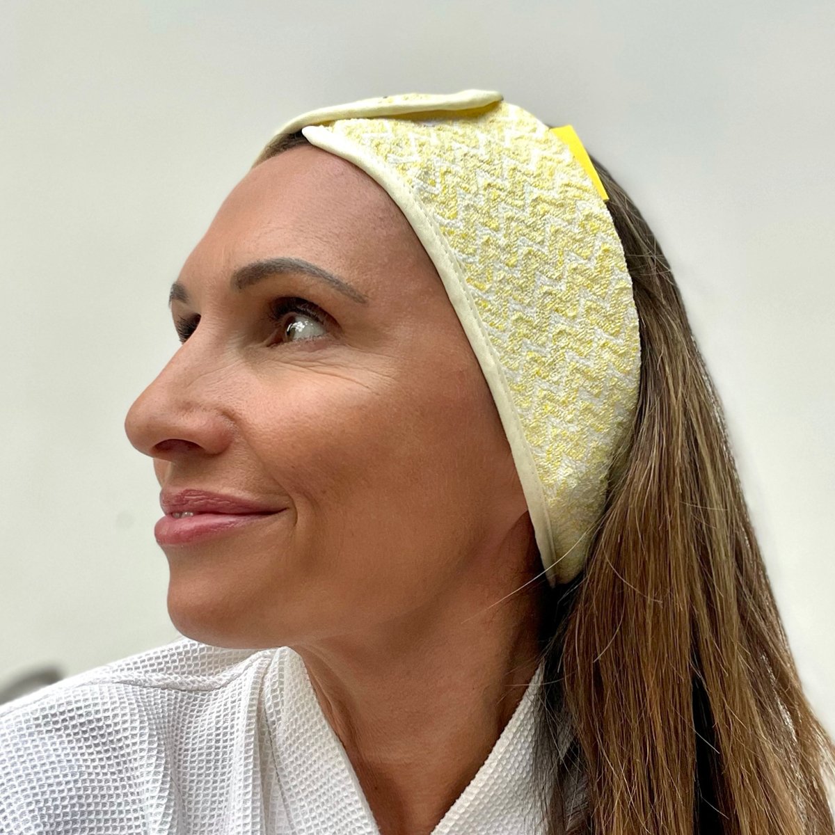 Yellow Luxurious Microfibre Spa Headband