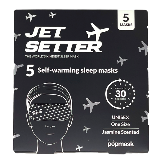 Jet Setter Jasmine Scented Self-warming Sleep Masks